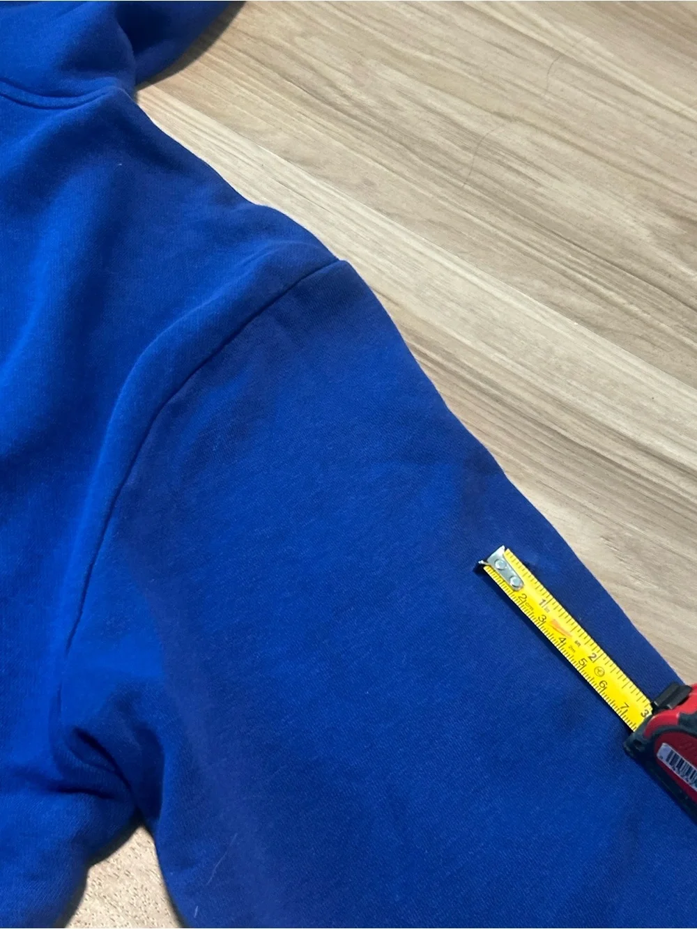 Y2k Adidas Archive Royal Blue Logo Hoodie Sweatshirt M